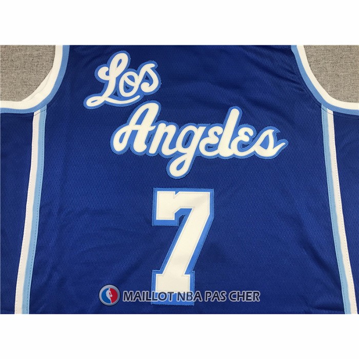 Maillot Los Angeles Lakers Carmelo Anthony NO 7 Classic 2021 Bleu